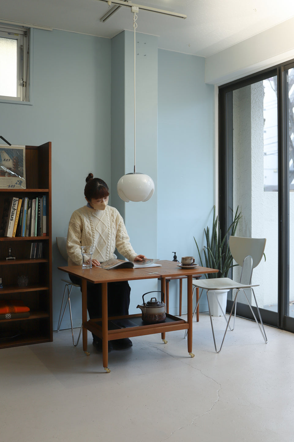 Germany Vintage Peill&Putzler Pendant Light Futura/ドイツヴィンテージ パイル&プッツラー ペンダントライト ガラスシェード