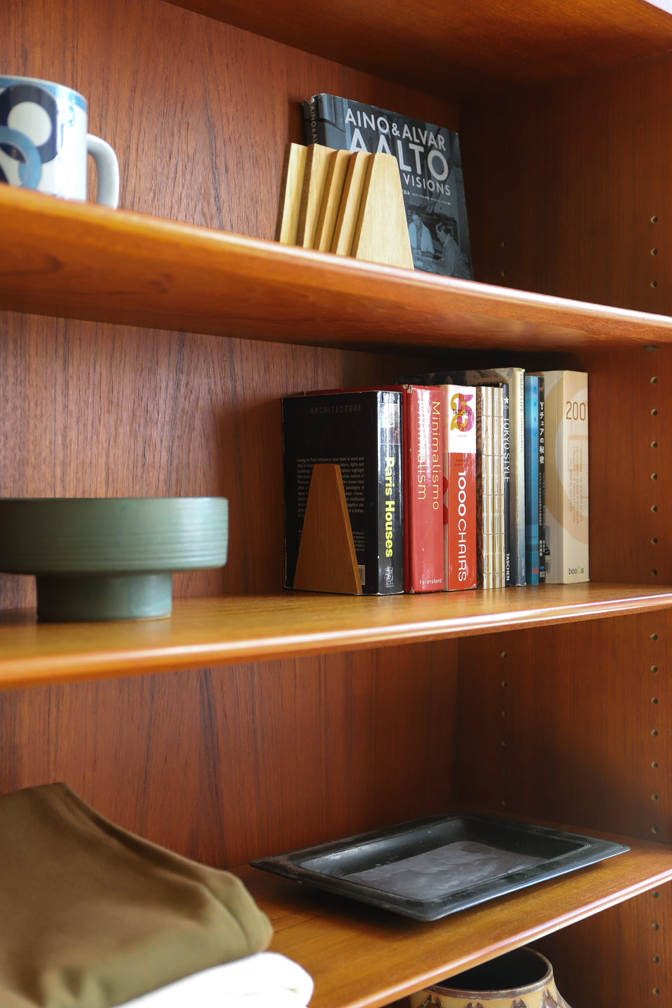 Danish Vintage Bookend Oakwood/デンマークヴィンテージ ブックエンド 本立て オーク材 北欧インテリア