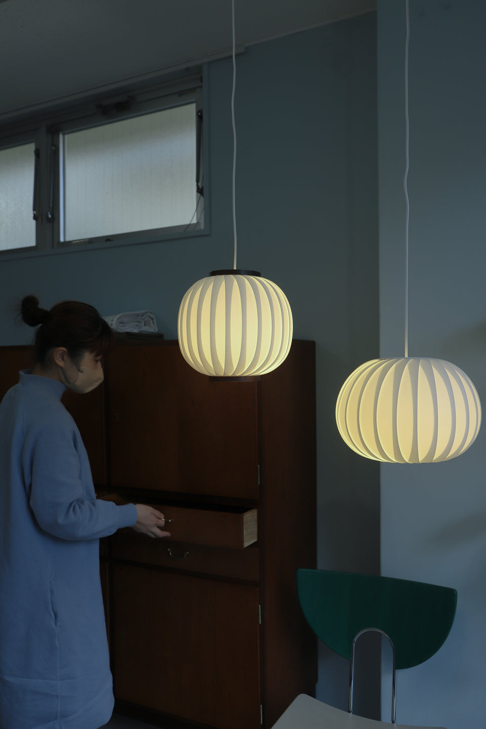 Danish Vintage Hoyrup Pendant Light/デンマークヴィンテージ ハイラップ ペンダントライト プラスチック 北欧インテリア