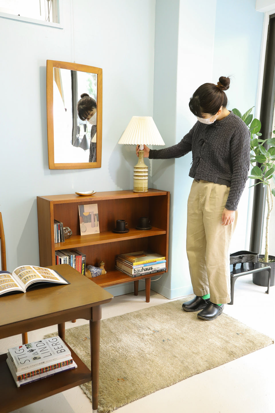 Teakwood Bookcase Danish Vintage/デンマークヴィンテージ ブックケース チーク材 本棚のコピー