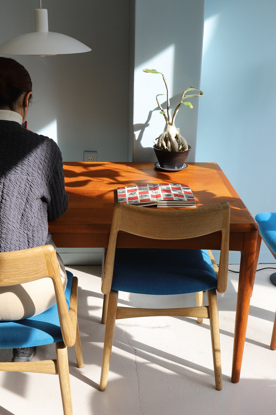 Japanese Vintage Teakwood Dining Table/ジャパンヴィンテージ ダイニングテーブル チーク材 北欧スタイル