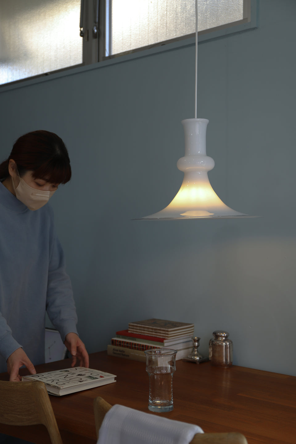 Holmegaard Pendant Light “Etude1” White Large/ホルムガード ペンダントライト エチュード 照明 ホワイト ラージ デンマークヴィンテージ