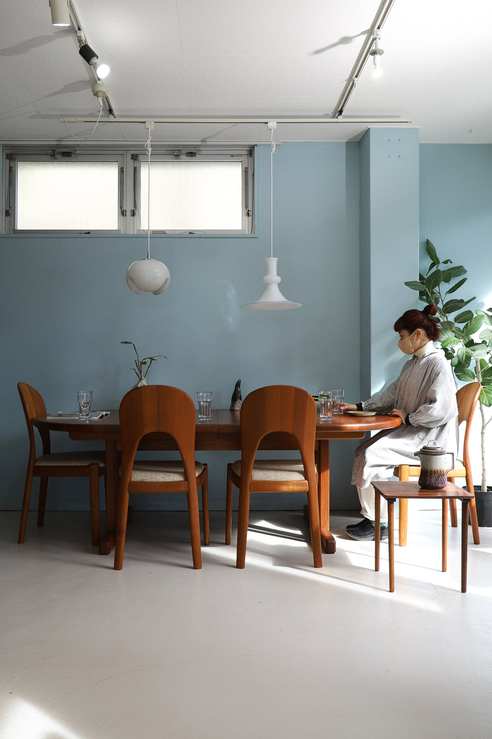 Danish Vintage L.Olsen&Son Extension Dining Table/デンマーク ヴィンテージ L.オルセン&サン エクステンション ダイニングテーブル 北欧家具 チーク材