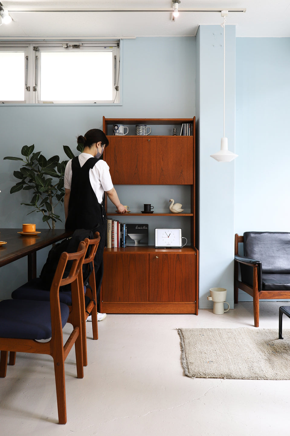Scandinavian Vintage Teak Open Shelf/北欧ヴィンテージ オープンシェルフ チーク材 本棚 収納家具