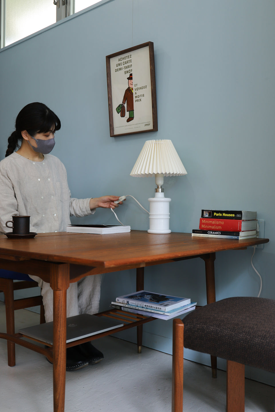 Danish Vintage Holmegaard Table Lamp Apoteker Sidse Werner Medium/ホルムガード テーブルランプ シセ・ヴェアナー 間接照明 北欧インテリア