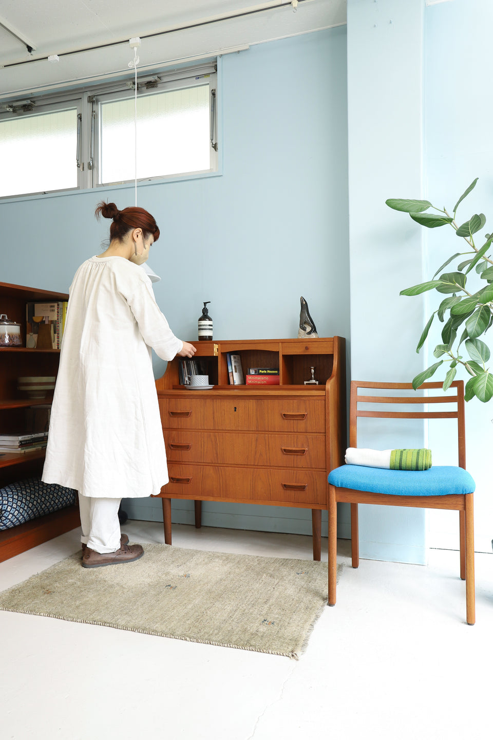 Danish Vintage Writing Bureau Dresser/デンマークヴィンテージ ライティングビューロー ドレッサー 北欧家具