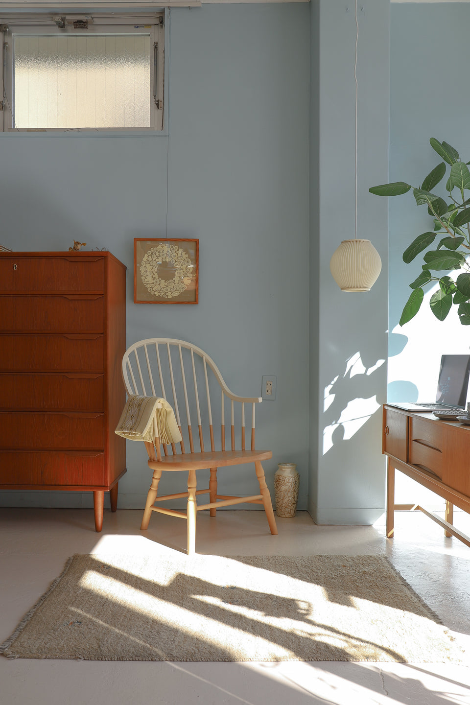 Akita Mokko Lounge Chair No.500EB/秋田木工 ラウンジチェア ウィンザーチェア 椅子 エディションブルー