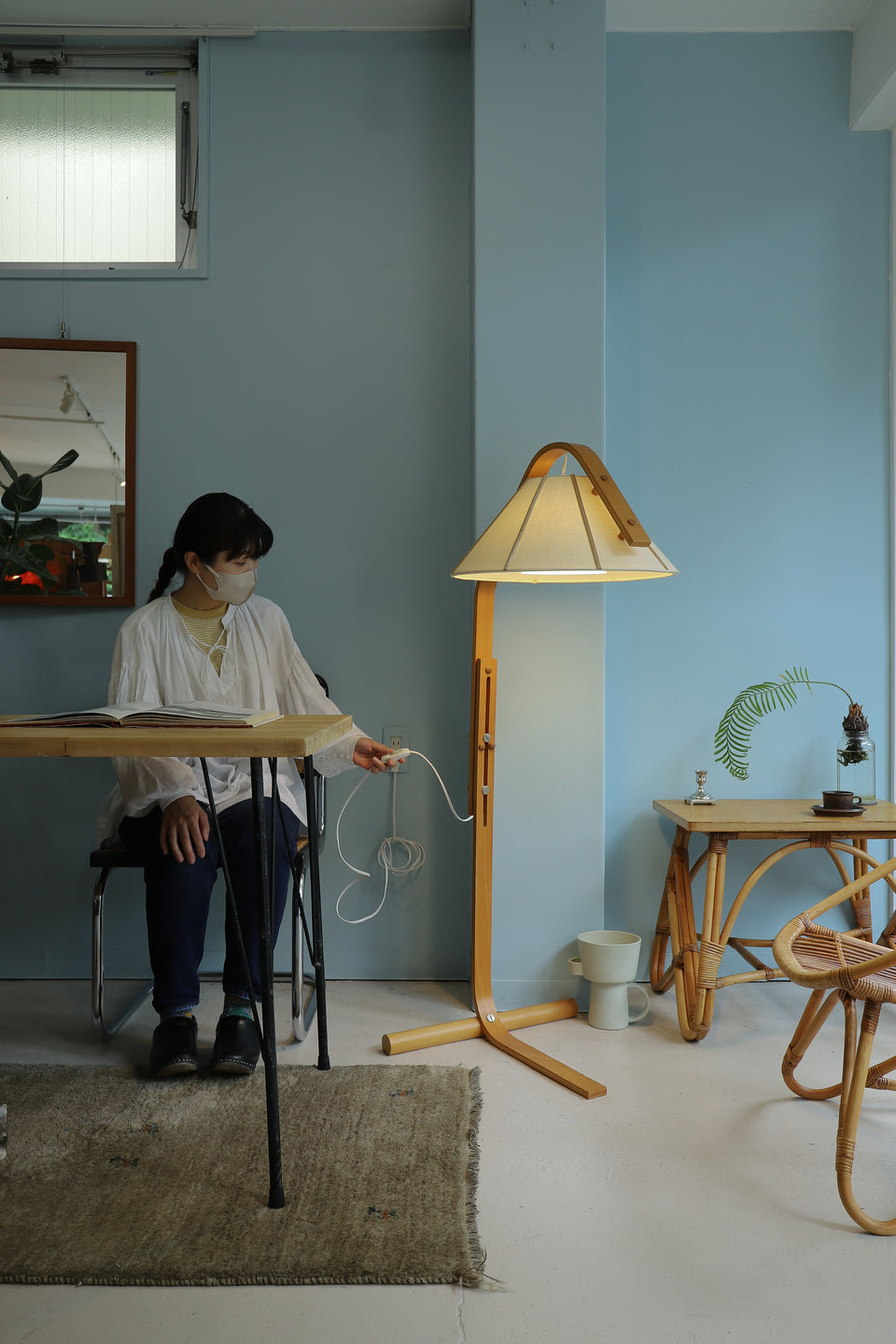 Aneta Floor Lamp Swedish Vintage/スウェーデンヴィンテージ アネタ フロアランプ 間接照明 北欧インテリア