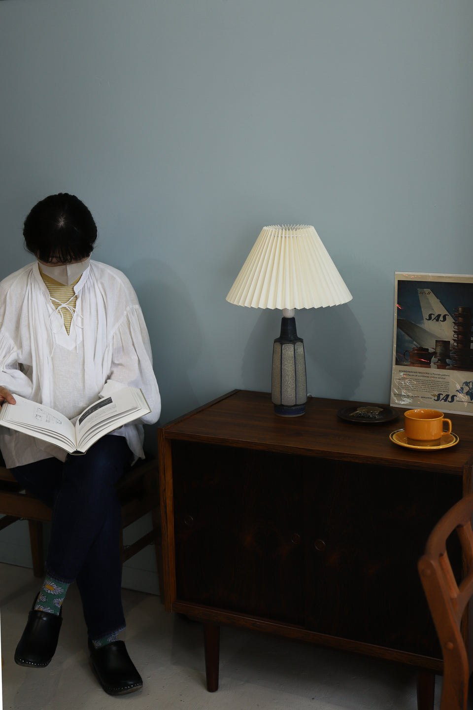 Michael Andersen Table Lamp Marianne Starck/ミケルアナセン テーブルランプ マリアンヌ・スタルク 間接照明 デンマークヴィンテージ 北欧インテリア