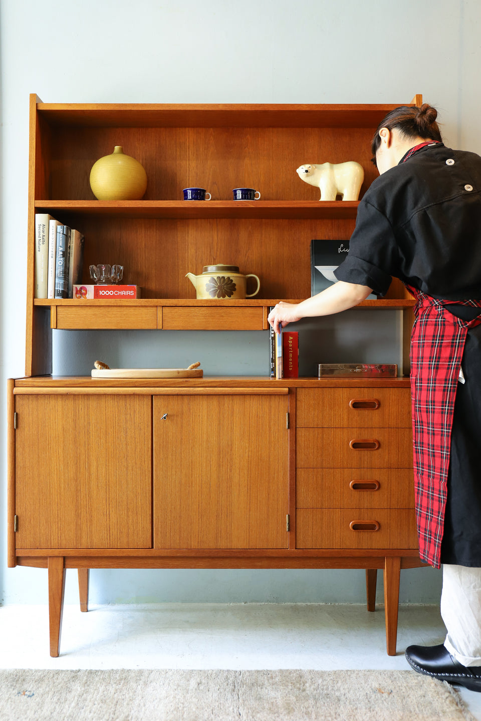 Swedish Vintage Bookcase Desk/スウェーデンヴィンテージ ブックケース デスク