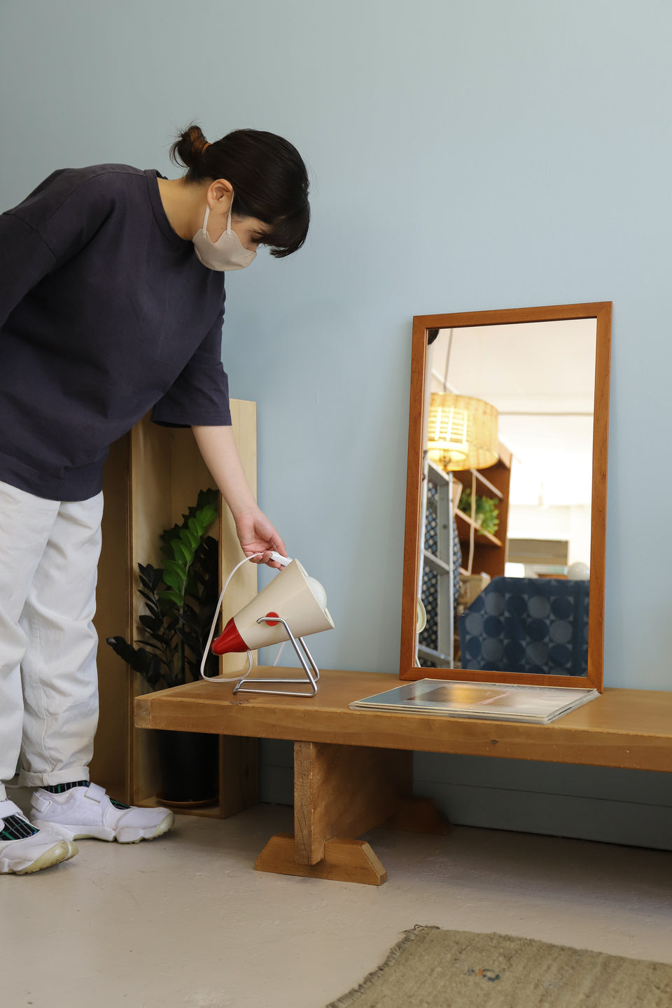 PHILIPS Table Lamp Infraphil HP3609/フィリップス ヴィンテージランプ 間接照明 ミッドセンチュリー