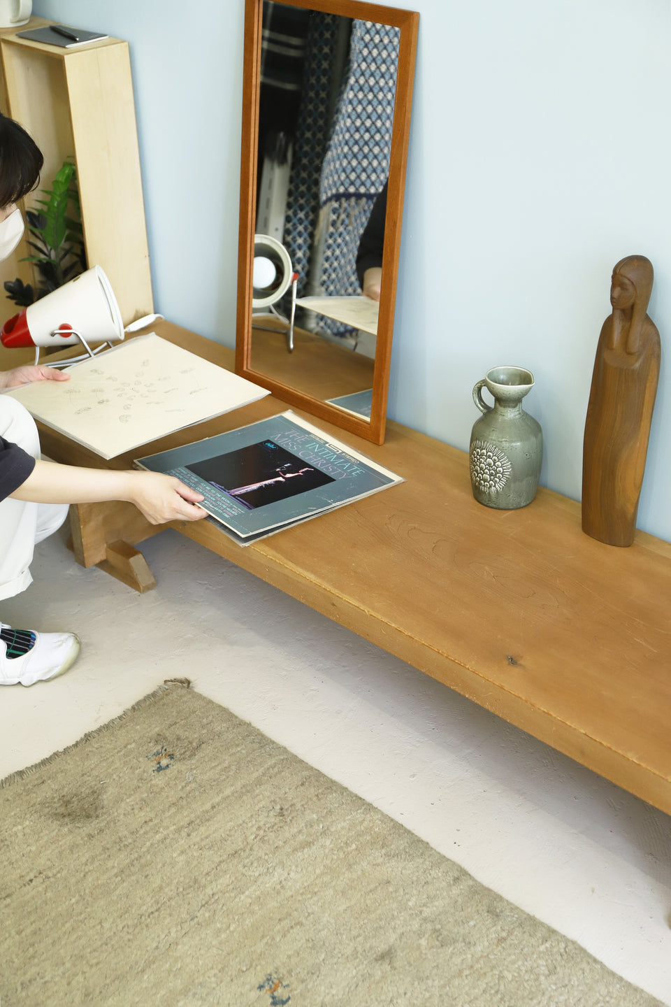 Japanese Vintage Cutting Low Table Board/ジャパンヴィンテージ 裁ち台 ローボード 古道具