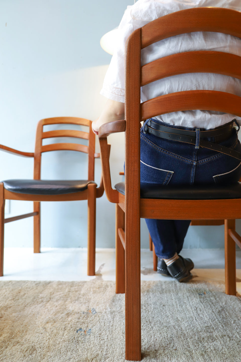 Danish Vintage Teakwood Arm Chair/デンマークヴィンテージ アームチェア チーク材