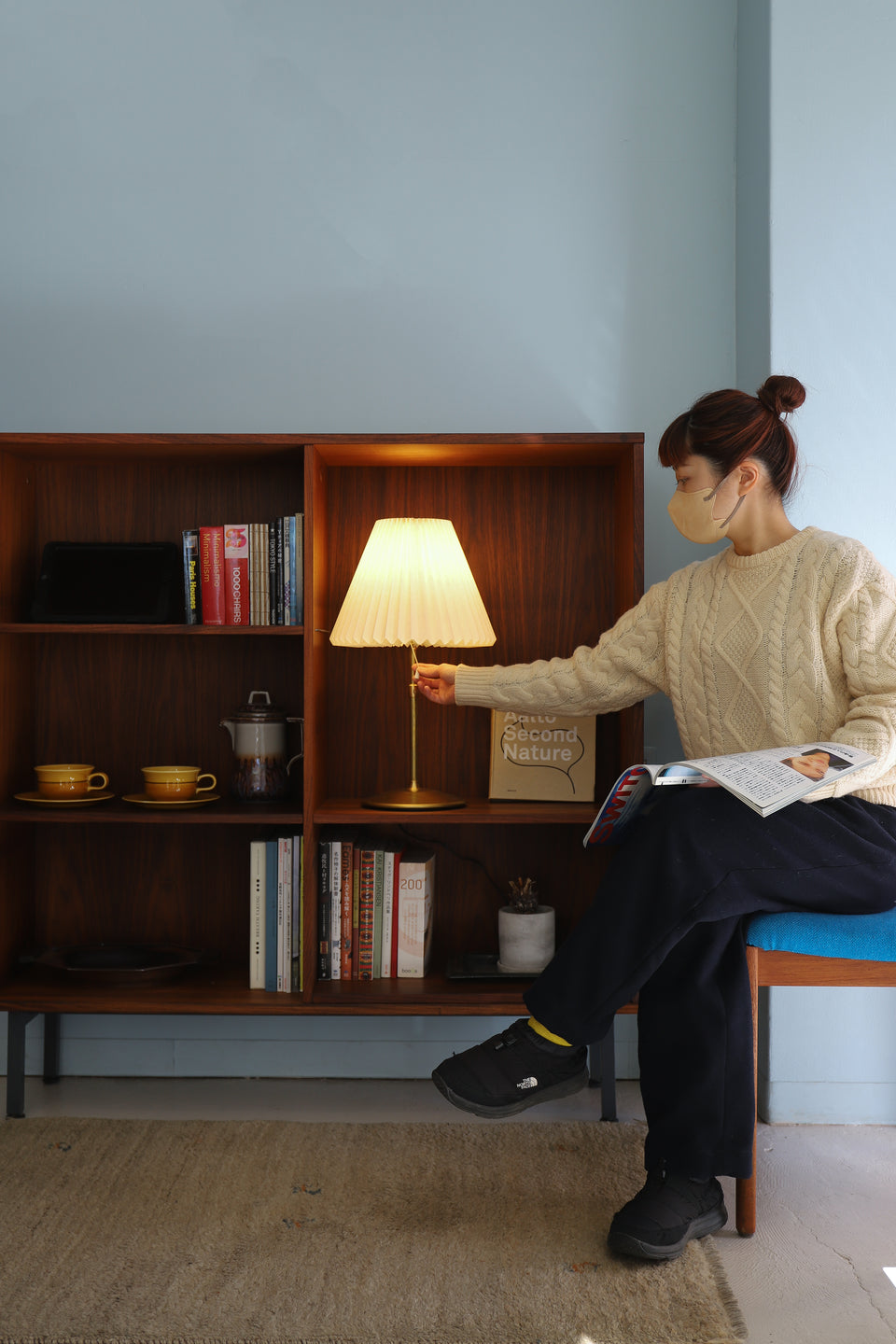 flame Blass Stand Table Lamp/フレイム テーブルランプ 真鍮 スタンドライト 間接照明