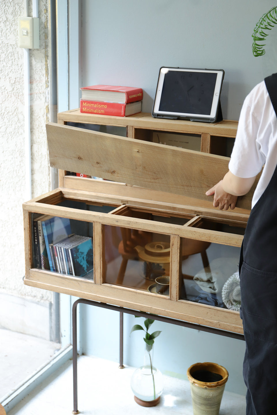 Japanese Vintage Glass Display Case/ジャパンヴィンテージ ガラスショーケース レトロ 古道具