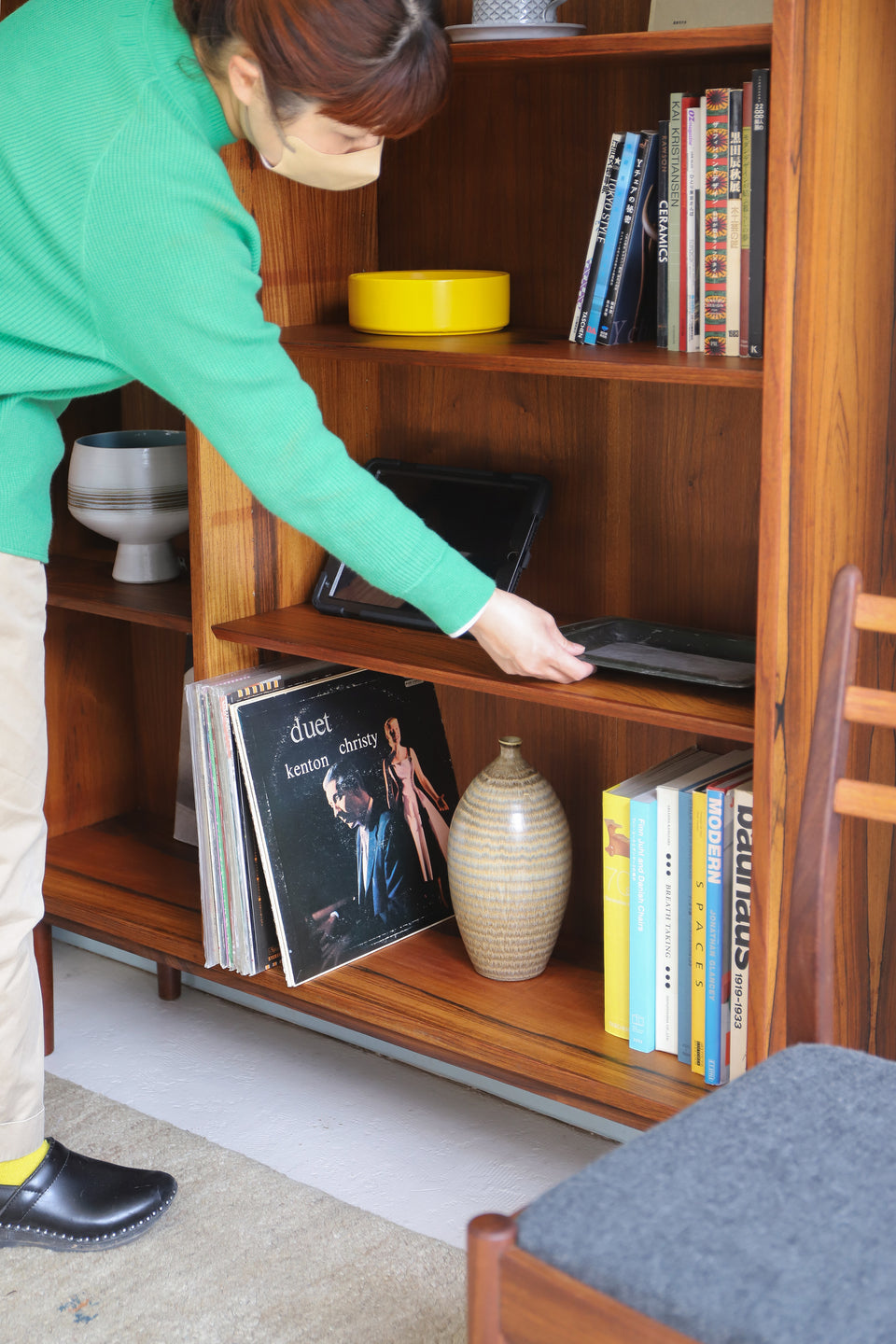 Rosewood Bookcase Shelf Danish Vintage/デンマークヴィンテージ ブックケース シェルフ 本棚 ローズウッド 北欧家具