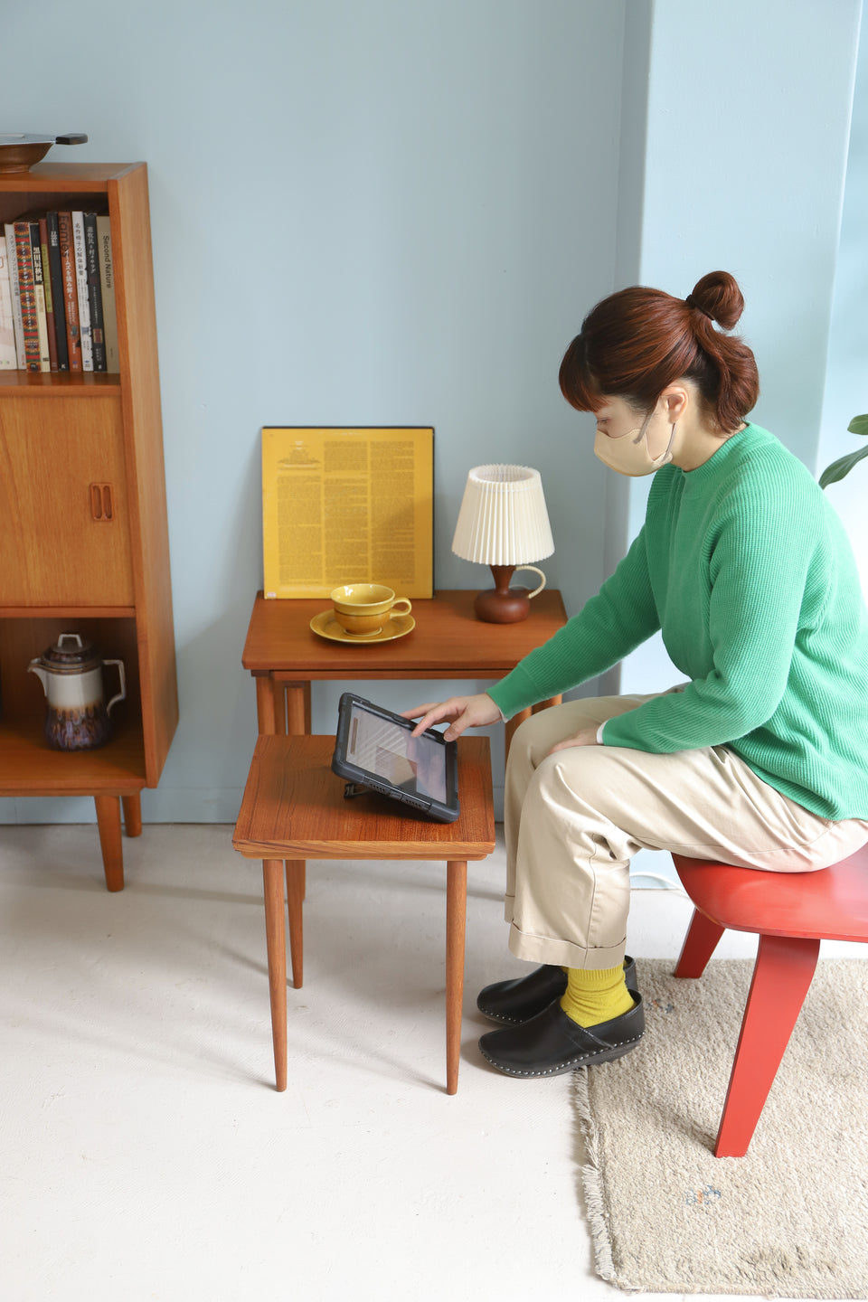 Teakwood Nesting Table Danish Vintage/デンマークヴィンテージ ネストテーブル サイドテーブル チーク材 北欧家具