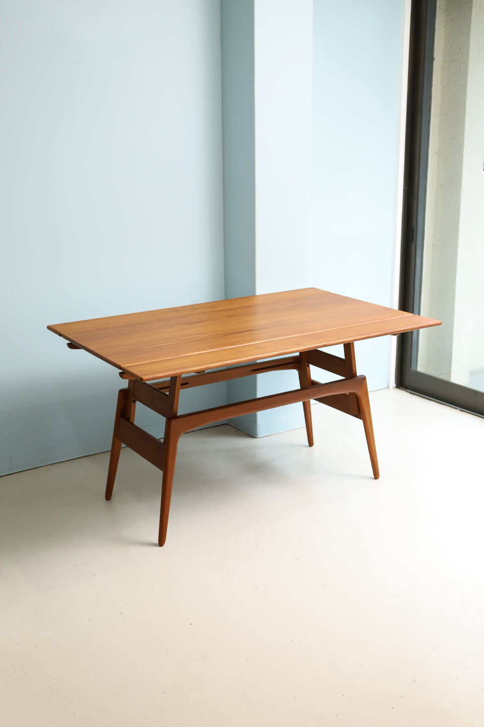 Danish Vintage Trioh Møbler Elevator Extension Table/デンマークヴィンテージ トリオモブラー エレベーター エクステンションテーブル 北欧家具