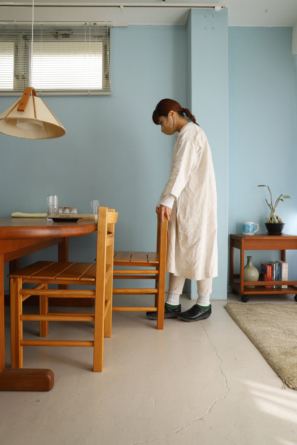 Scandinavian Vintage Pinewood Chair/北欧ヴィンテージ チェア パイン材 椅子