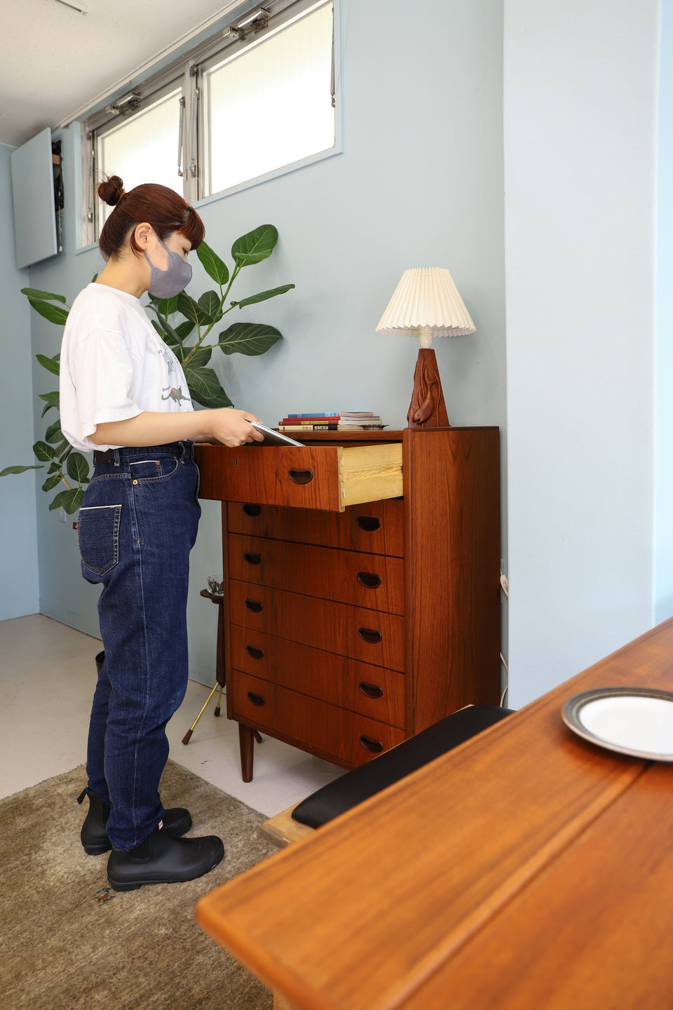 Danish Vintage P. Westergaard Møbelfabrik High Chest 6drawer/デンマークヴィンテージ ハイチェスト 6段 収納 北欧家具