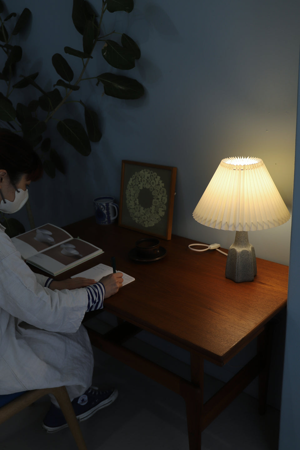 Danish Vintage Søholm Table Lamp Einar Johansen/スーホルム テーブルランプ デンマークヴィンテージ 間接照明 北欧インテリア