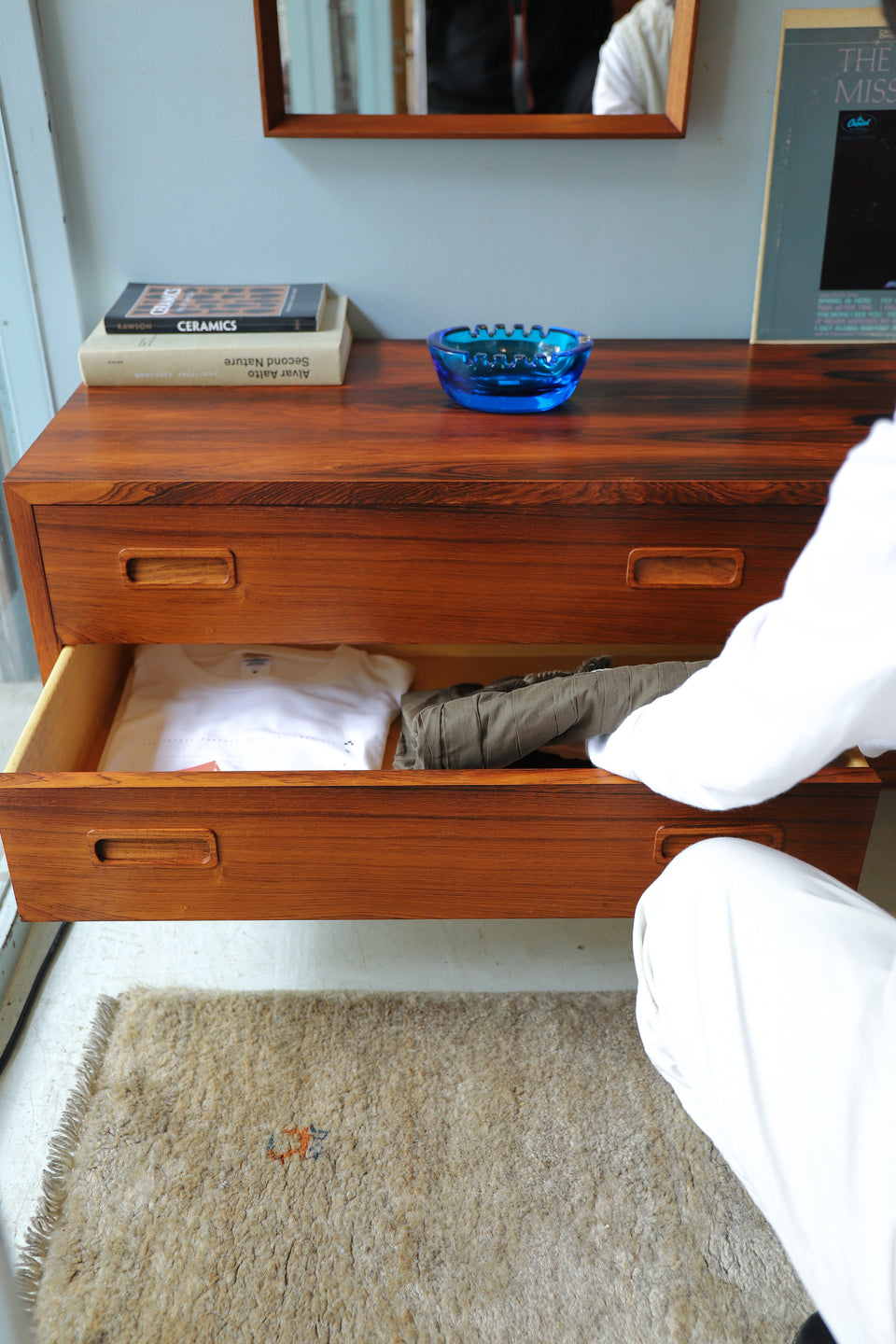 Danish Vintage Rosewood Sideboard Chest Poul Hundevad/デンマークヴィンテージ サイドボード チェスト ローズウッド ポール・ハンデバッド