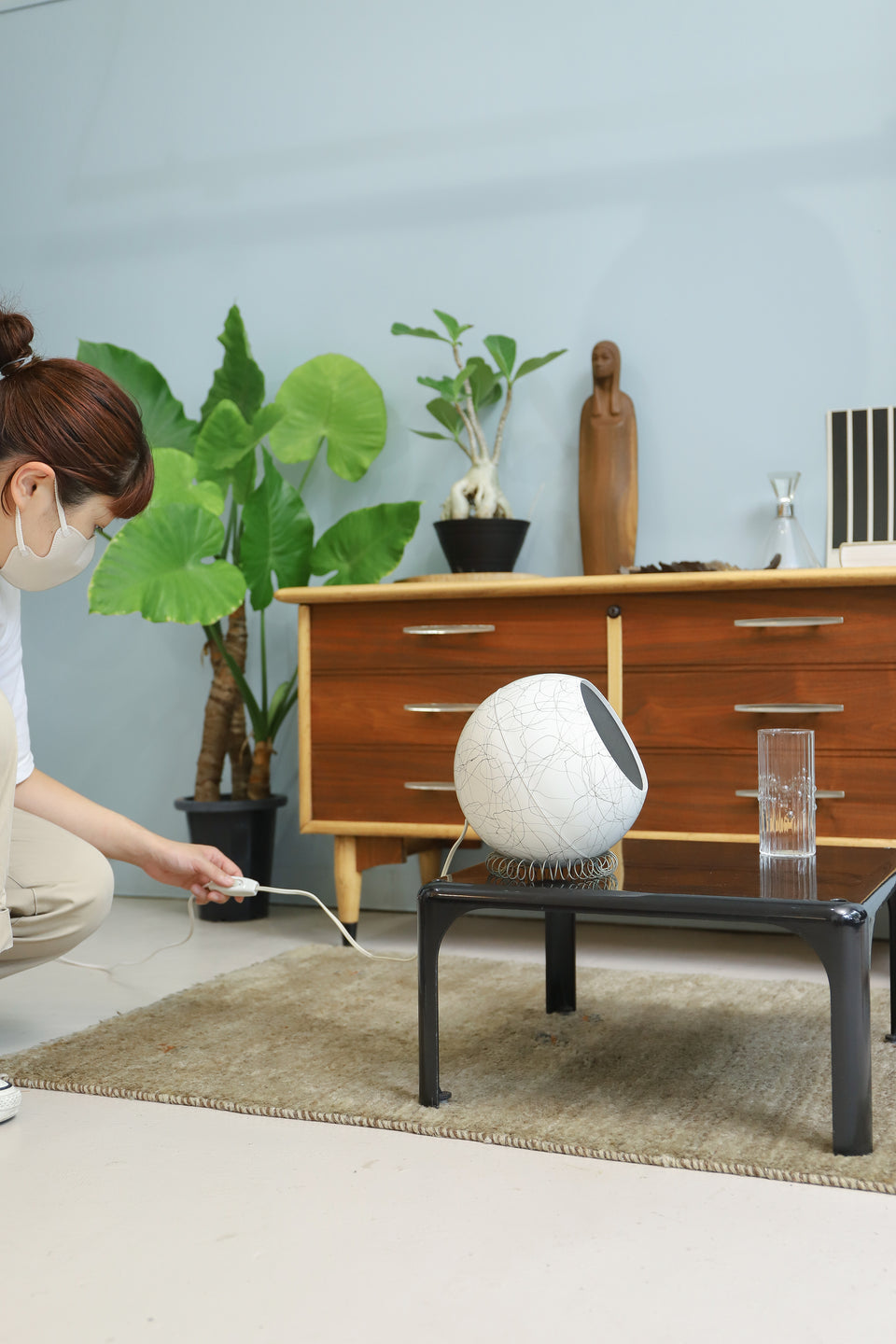 Steber Manufacturing Co. Orblite Table Lamp US Vintage/アメリカヴィンテージ テーブルランプ ミッドセンチュリー 間接照明