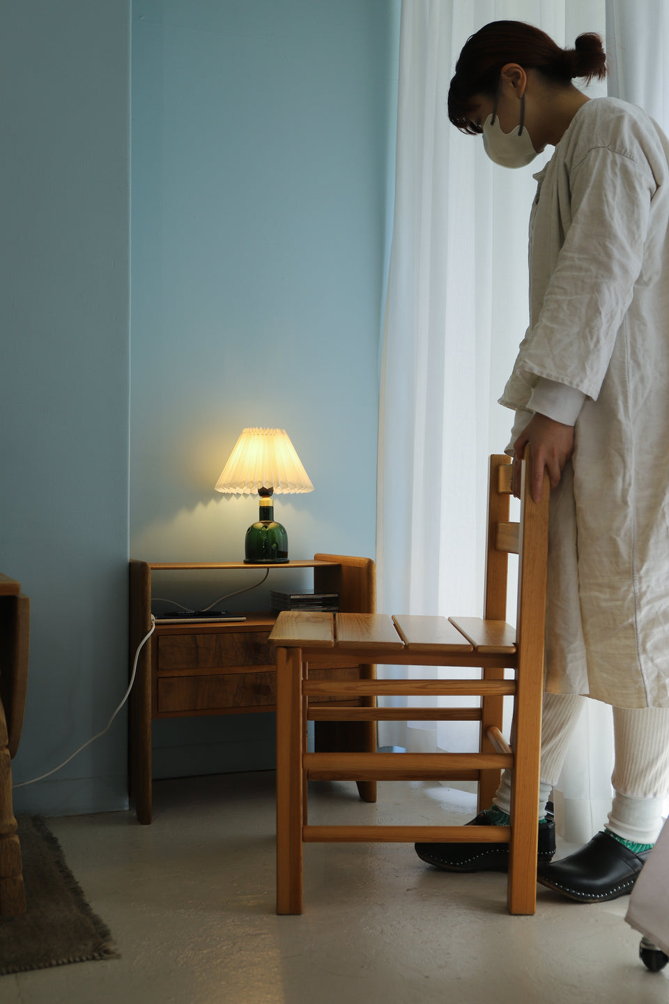 Vintage Holmegaard Table Lamp Meteor Michael Bang/ホルムガード テーブルランプ メテオ マイケル・バング 間接照明 北欧インテリア