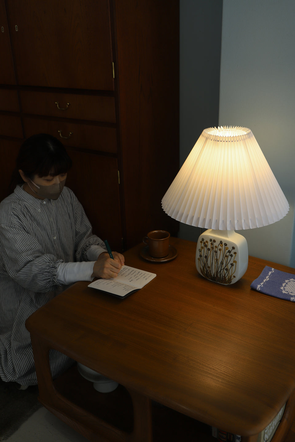 Danish Vintage Royal Copenhagen Baca Table Lamp Ellen Malmer/デンマークヴィンテージ ロイヤルコペンハーゲン バッカ テーブルランプ エレン・マルマー 間接照明 北欧インテリア