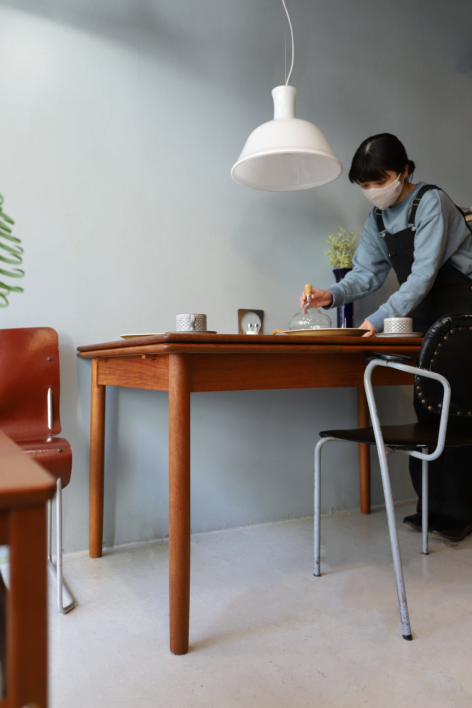 Draw Leaf Extension Dining Table Danish Vintage/デンマークヴィンテージ エクステンション ダイニングテーブル チーク材