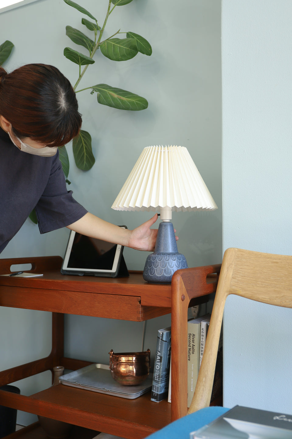 Danish Vintage Søholm Table Lamp Model 1015/スーホルム テーブルランプ エイナー・ヨハンセン 間接照明 北欧インテリア デンマークヴィンテージ