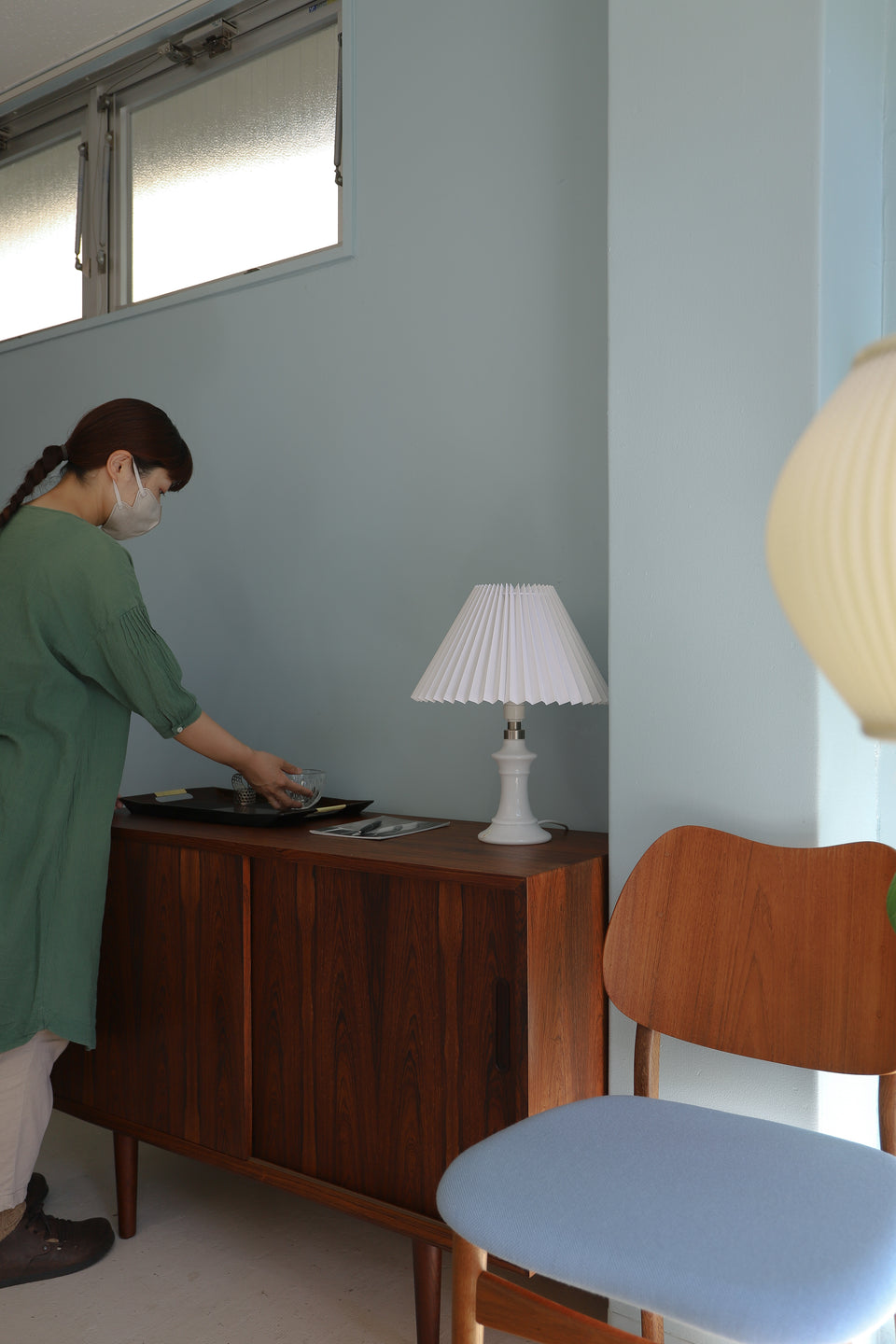 Danish Vintage Holmegaard Table Lamp Michelle/ホルムガード テーブルランプ ミシェル 間接照明 デンマークヴィンテージ 北欧インテリア