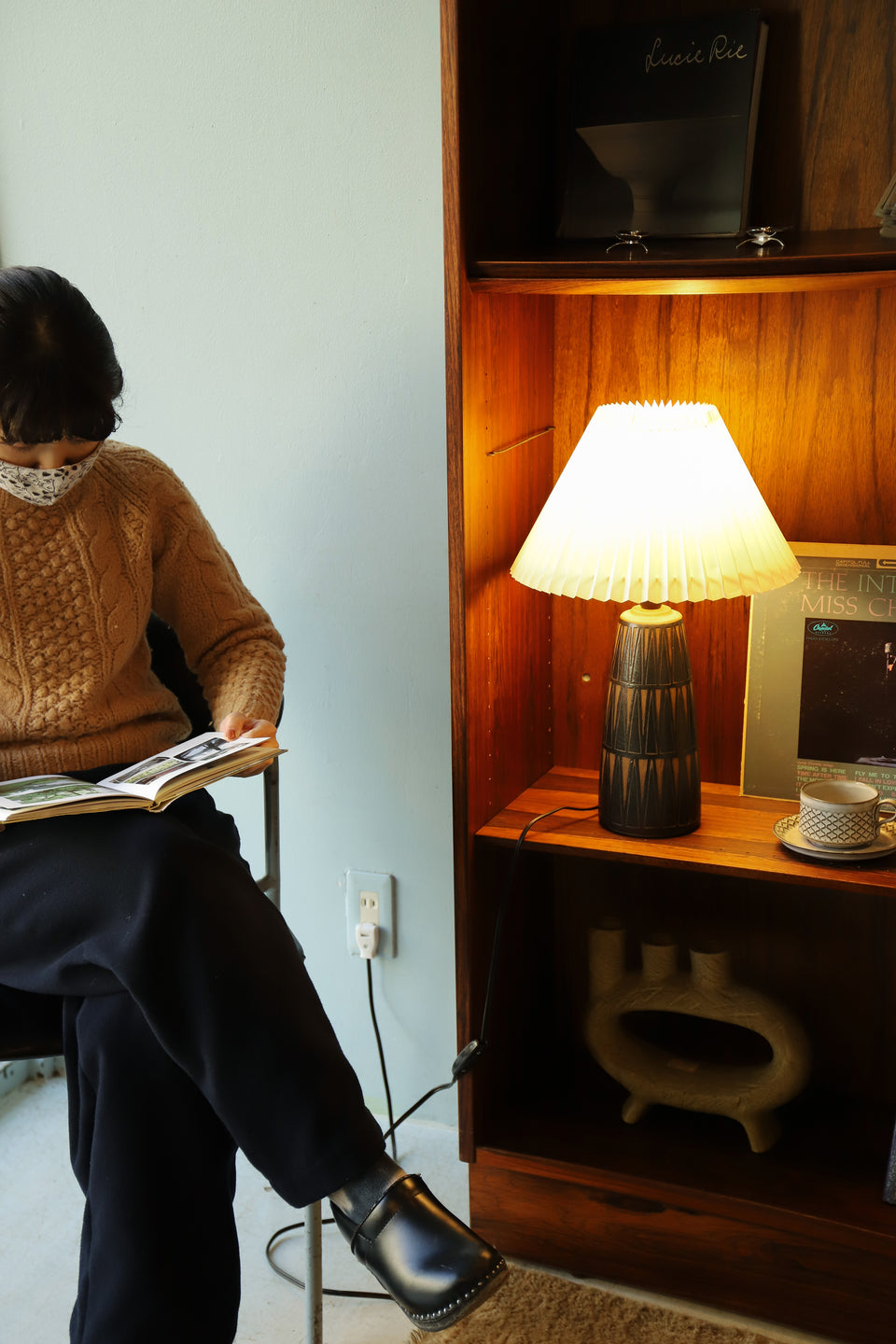 Michael Andersen and Son Table Lamp Danish Vintage/ミケル・アナセン テーブルランプ 照明 陶器 デンマークヴィンテージ