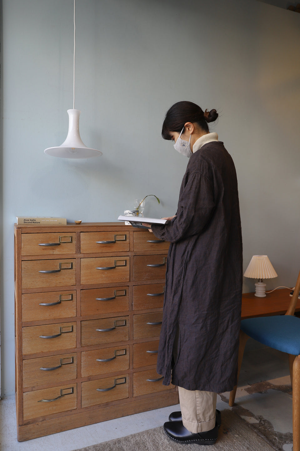 Vintage Holmegaard Pendant Light Mandarin Michael Bang/デンマークヴィンテージ ホルムガード ペンダントライト マンダリン 照明 北欧インテリア