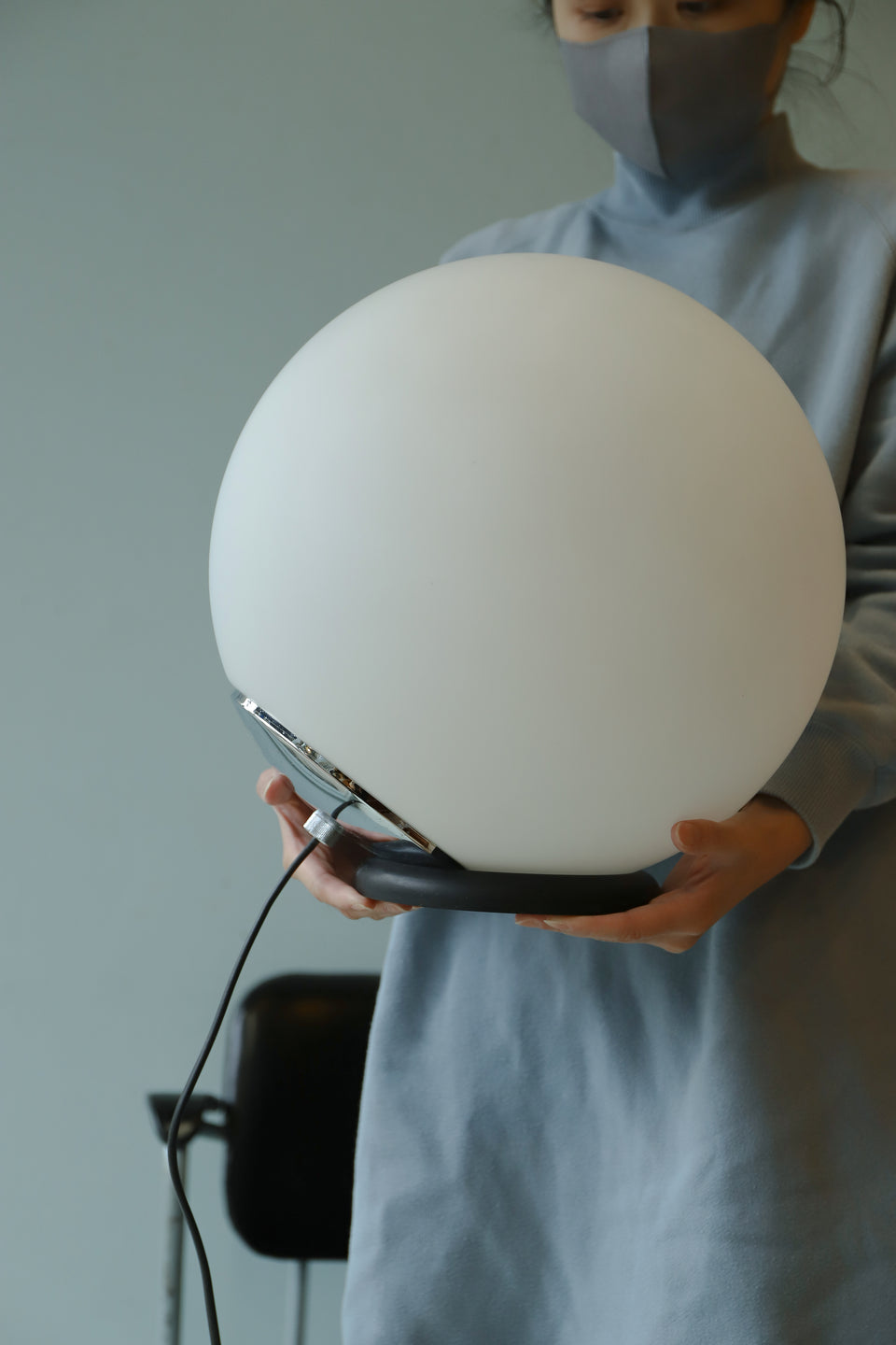 Glass Globe Lamp Post Modern Design/ガラスボール ランプ ポストモダンデザイン 照明