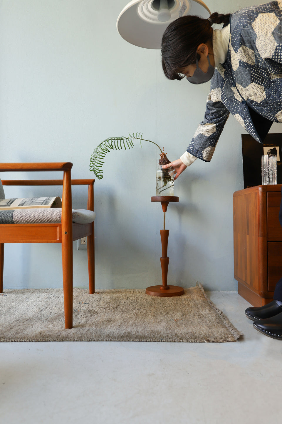 Plant Stand Teakwood Danish Vintage/デンマークヴィンテージ プラントスタンド チーク材 北欧インテリア