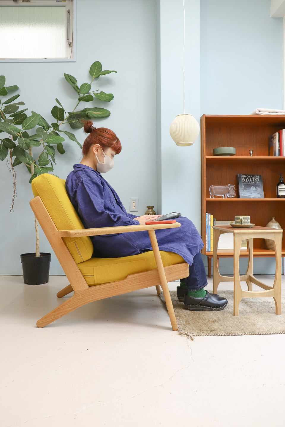 Danish Vintage GETAMA GE290 Easy Chair Hans J.Wegner/ゲタマ イージーチェア 1Pソファ オーク材 ハンス・J・ウェグナー デンマークヴィンテージ
