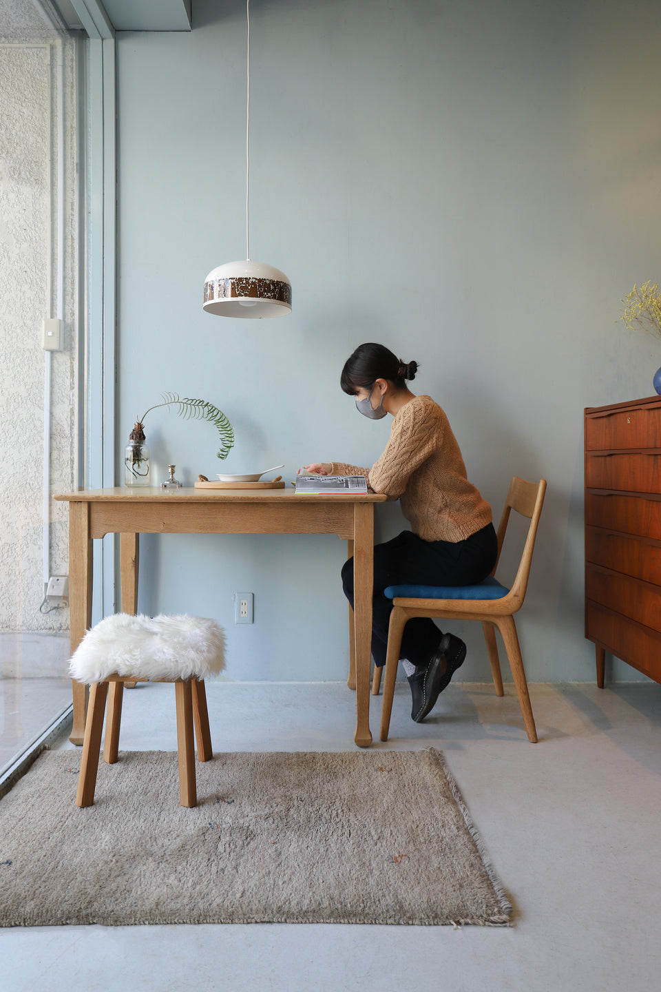 Dining Work Table Oakwood Danish Vintage/デンマークヴィンテージ ダイニング ワークテーブル オーク材 北欧家具
