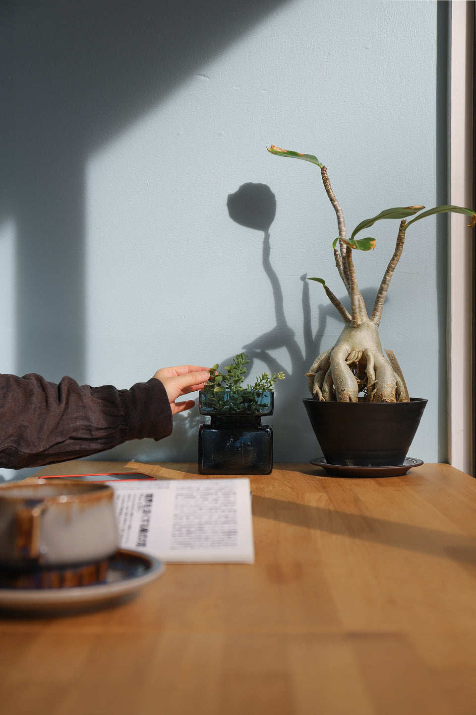 Finnish Vintage Riihimäen Lasi Pala Flower Vase/フィンランドヴィンテージ リーヒマエン・ラシ フラワーベース パラ ガラス 北欧インテリア