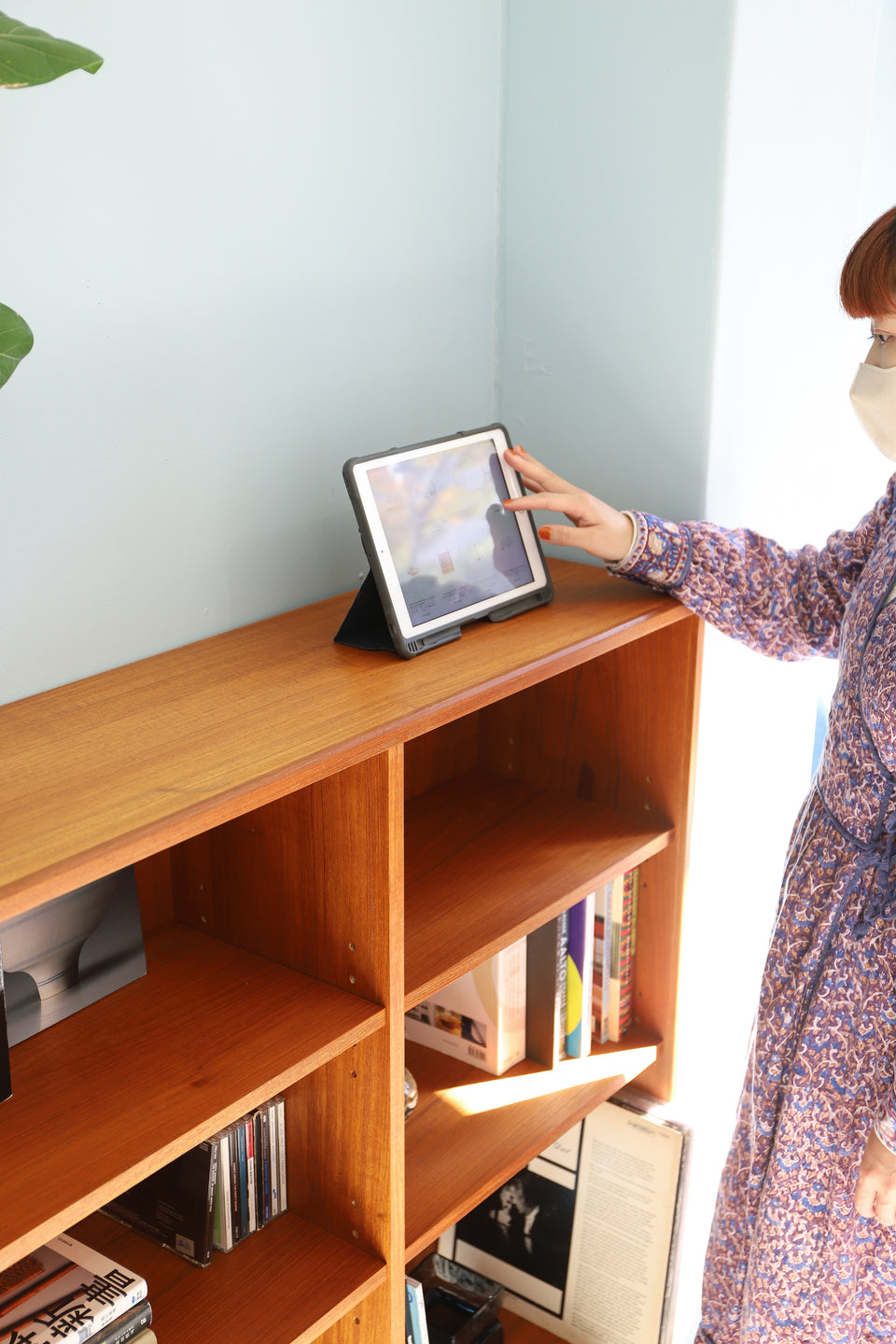 Bookcase Teakwood Danish Vintage/デンマークヴィンテージ ブックケース チーク材 本棚 シェルフ 収納 北欧家具