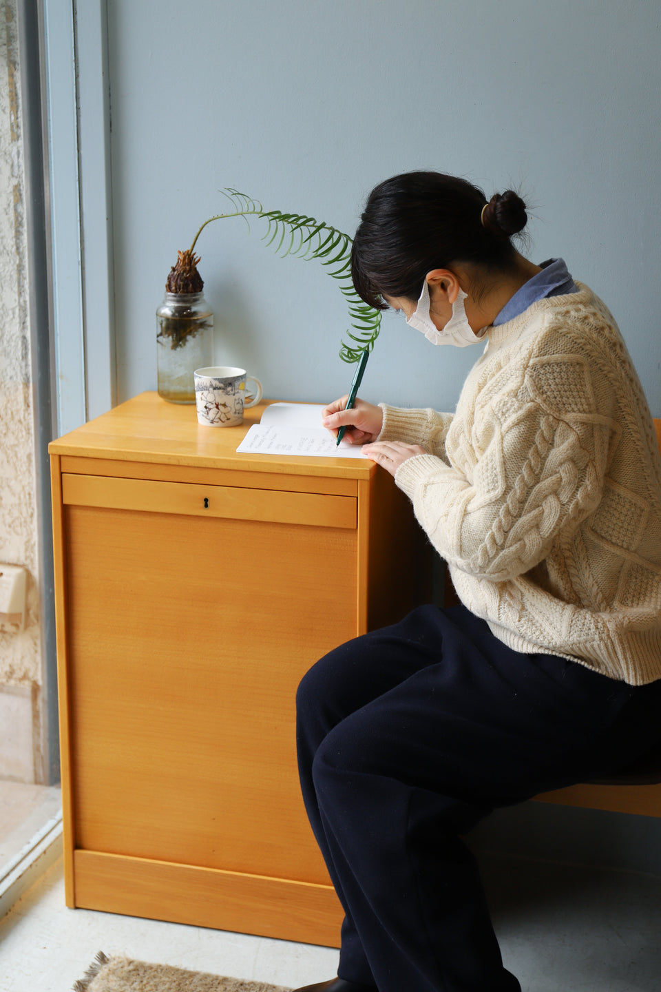 Roll Up File Cabinet Scandinavian Vintage/デンマークヴィンテージ ロールアップ ファイルキャビネット 蛇腹 北欧家具