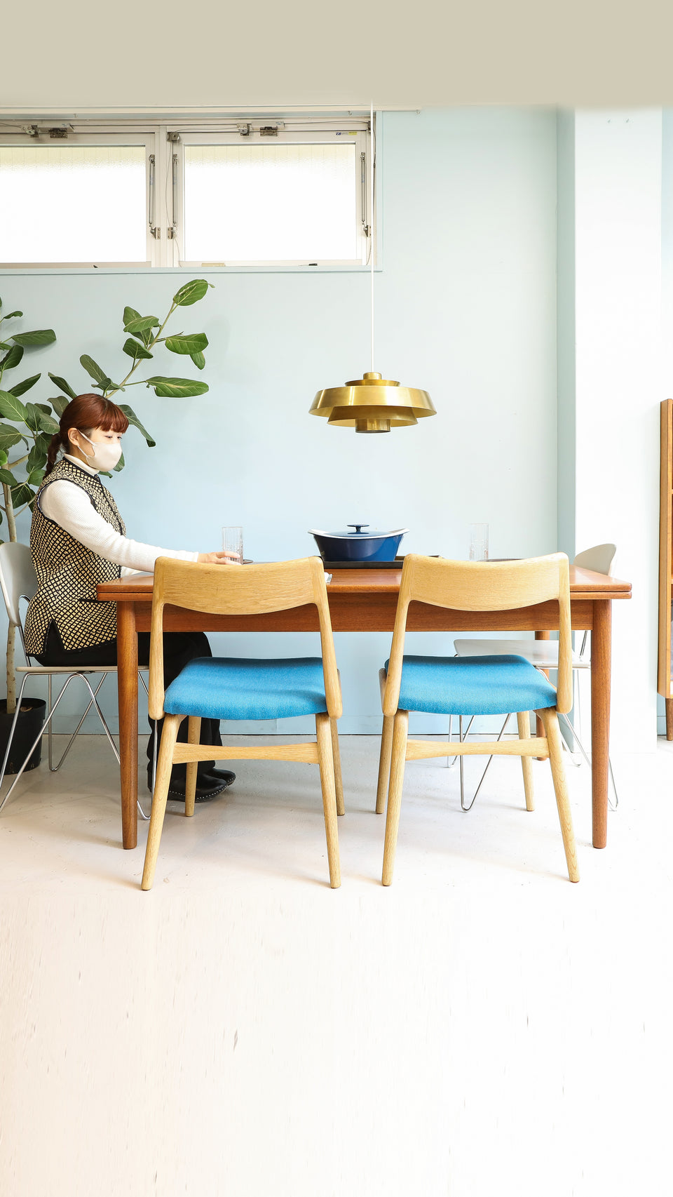 Vintage Andreas Tuck Extension Dining Table AT316 Hans J.Wegner/アンドレス・タック エクステンション ダイニングテーブル ハンス・J・ウェグナー 北欧家具