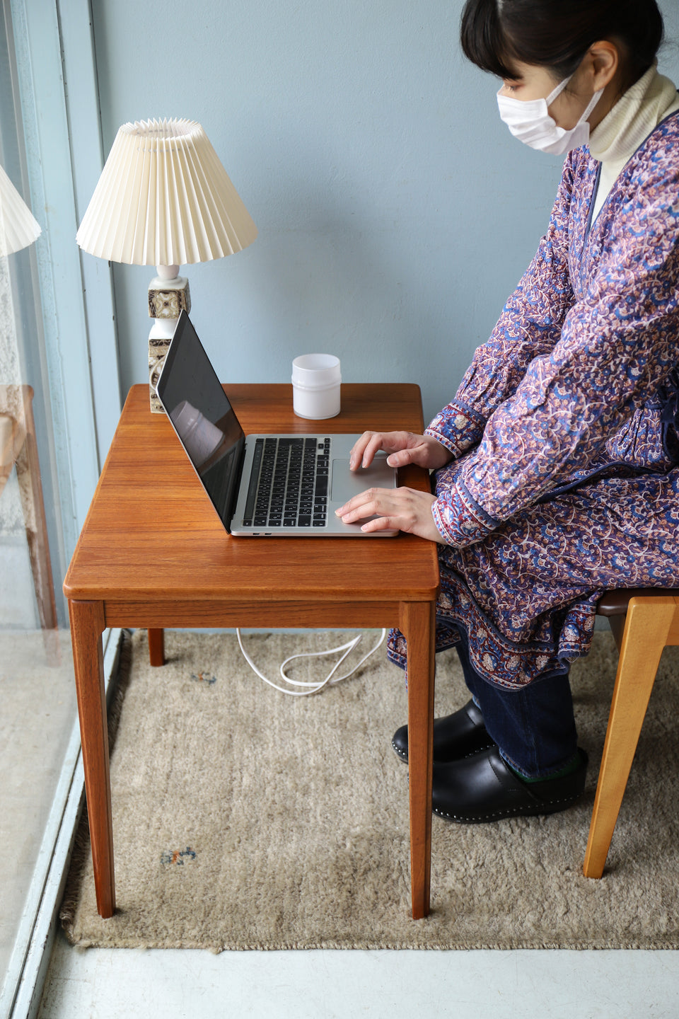 Swedish Vintage Side Table Alberts/スウェーデンヴィンテージ サイドテーブル アルバーツ チーク材 北欧インテリア