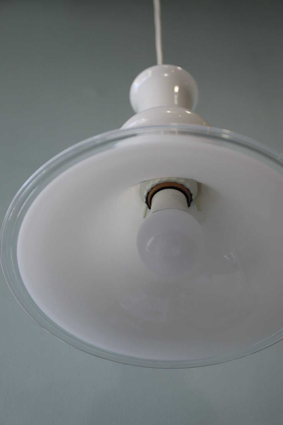 Vintage Holmegaard Pendant Light Etude/ホルムガード ペンダントライト エチュード 照明 ホワイト デンマークヴィンテージ