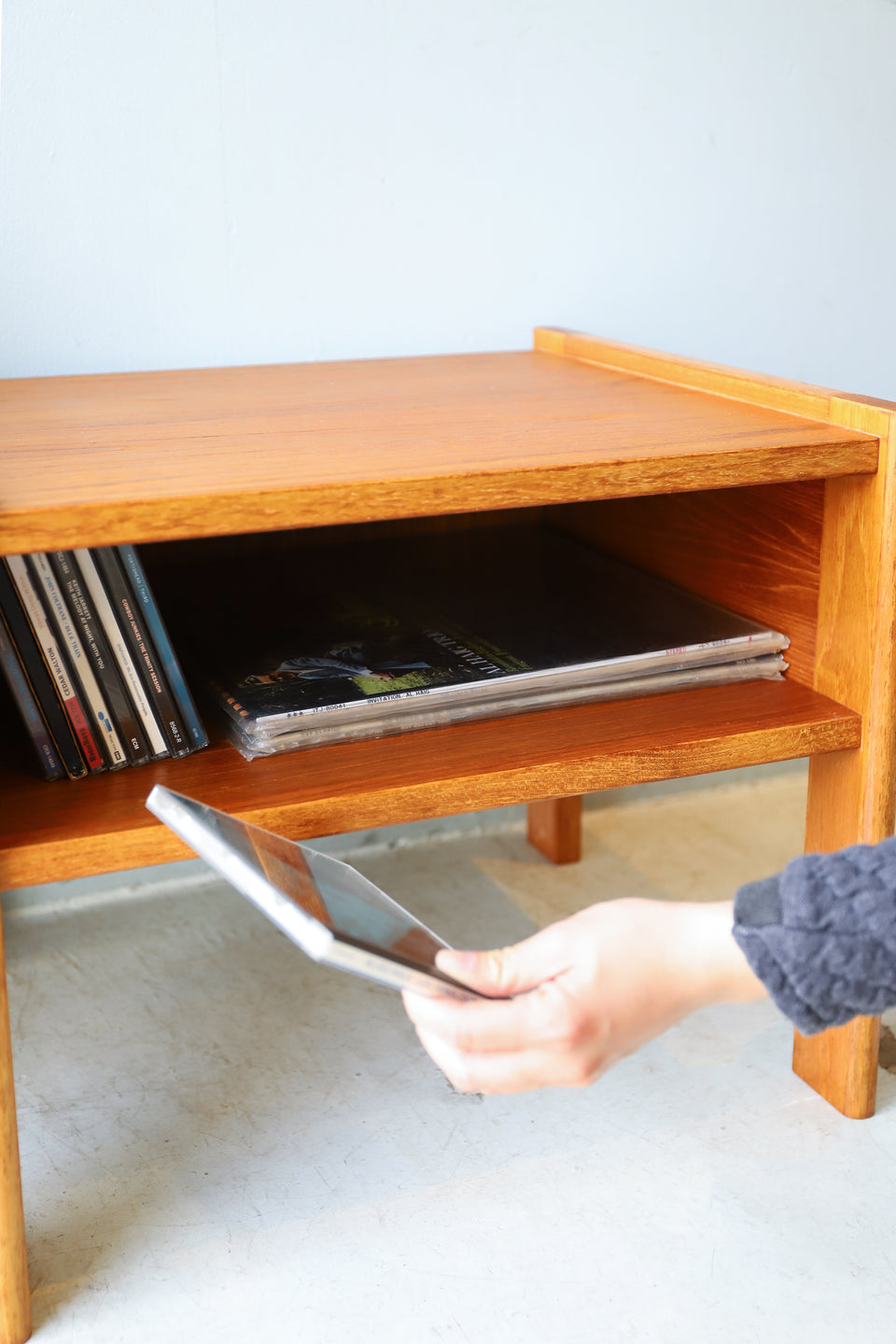 Teakwood Night Table Danish Vintage/デンマークヴィンテージ ナイトテーブル チーク材 サイドテーブル 北欧家具