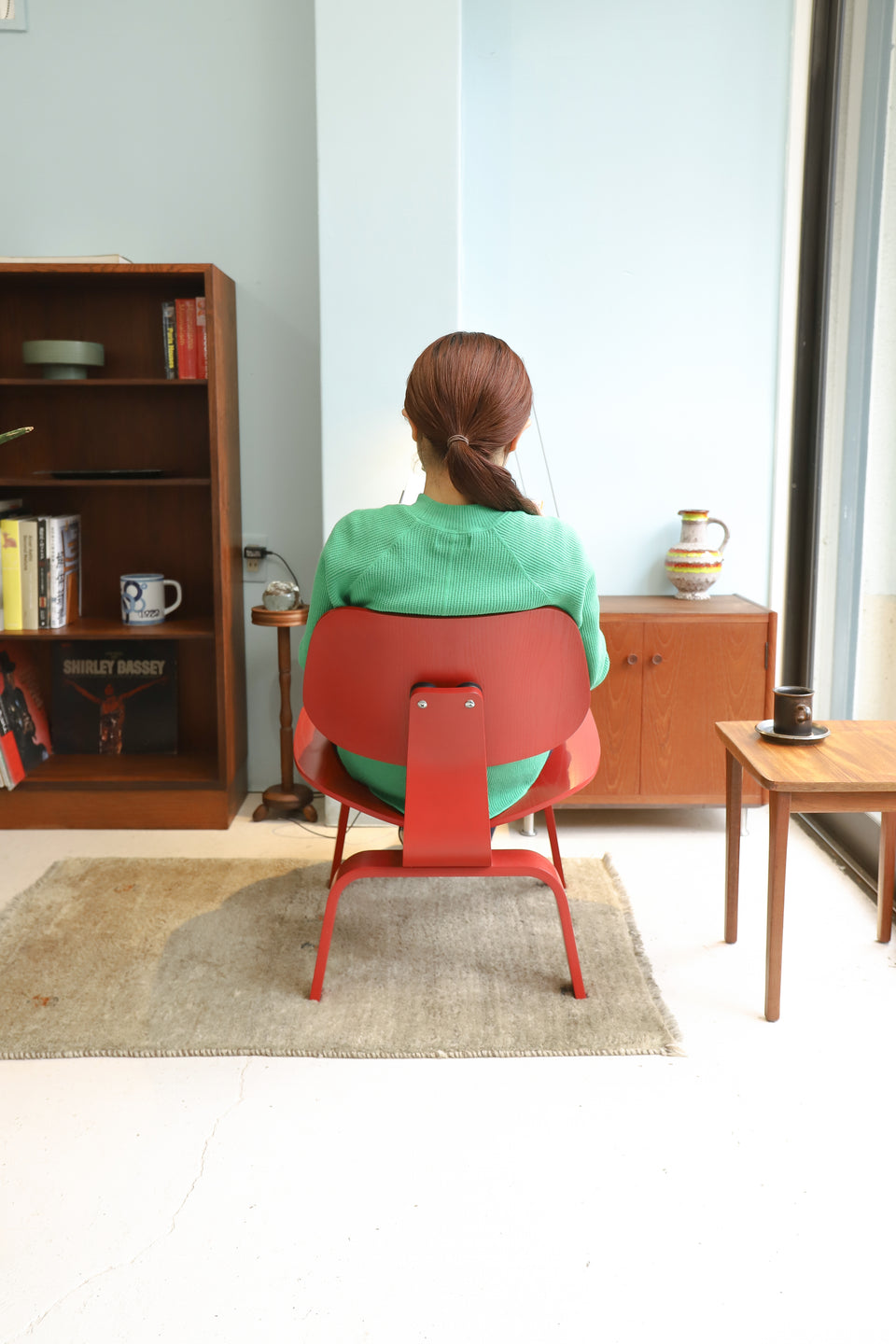 Herman Miller EAMES Plywood Chair LCW Red/ハーマンミラー イームズ ラウンジチェア プライウッド レッド
