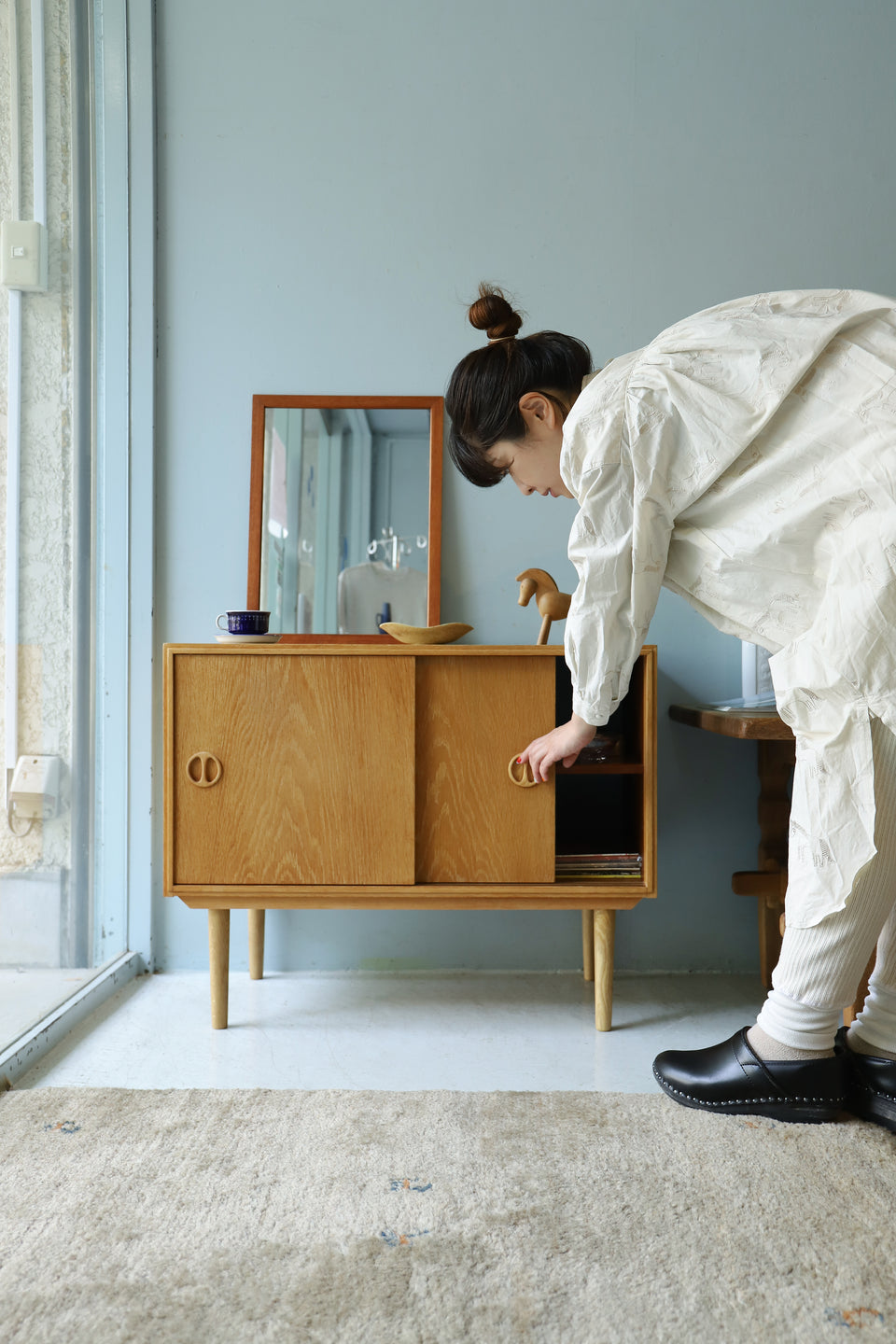 Swedish Vintage Royal Board Small Sideboard/スウェーデンヴィンテージ サイドボード キャビネット 北欧家具