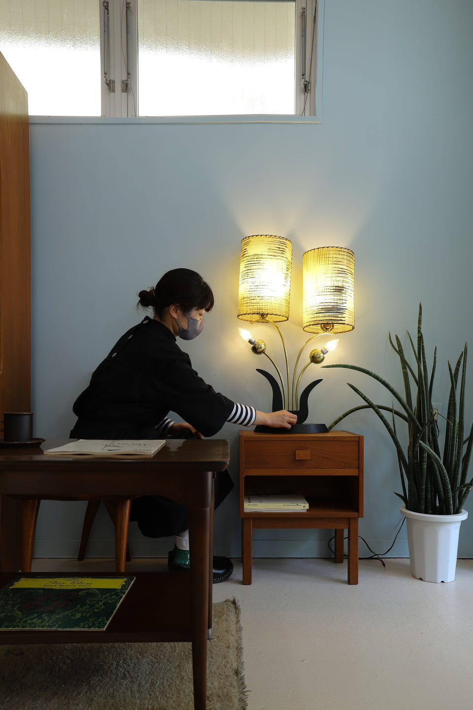 US Midcentury Vintage Majestic Lamp 50’s/アメリカヴィンテージ マジェスティックランプ フロアスタンド ミッドセンチュリー 間接照明