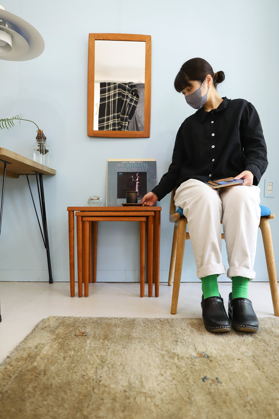 Danish Vintage Nesting Table Side Table/デンマークヴィンテージ ネストテーブル チーク材 サイドテーブル 北欧家具