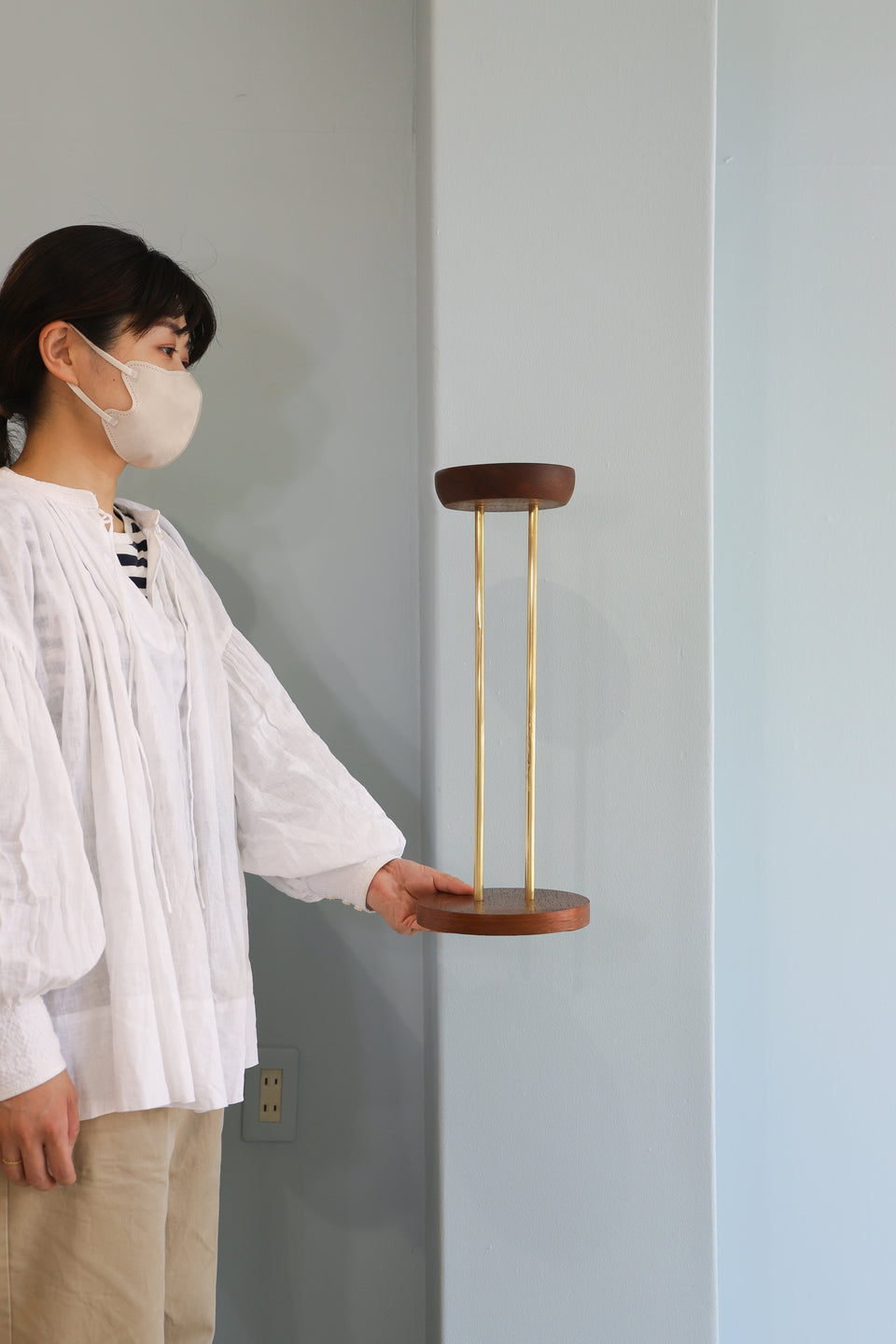 Teakwood Plant Stand Danish Vintage/デンマークヴィンテージ プラントスタンド チーク材 キースタンド 北欧インテリア